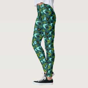 Leggings Boomerangs du milieu du siècle