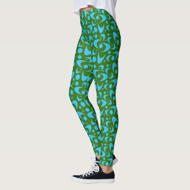 Leggings Boomerangs du milieu du siècle (Gauche)