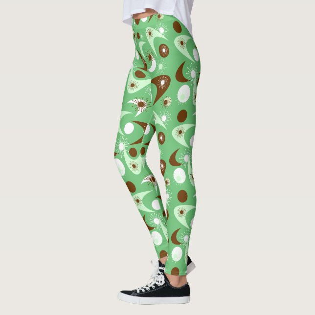 Leggings Boomerangs du milieu du siècle (Gauche)