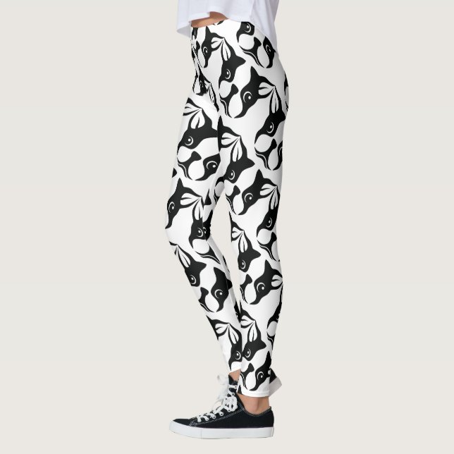Leggings Boston adorable Terrier (Gauche)