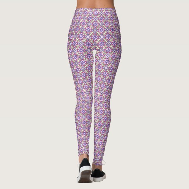 Leggings Botanical Pop - Berry (Dos)