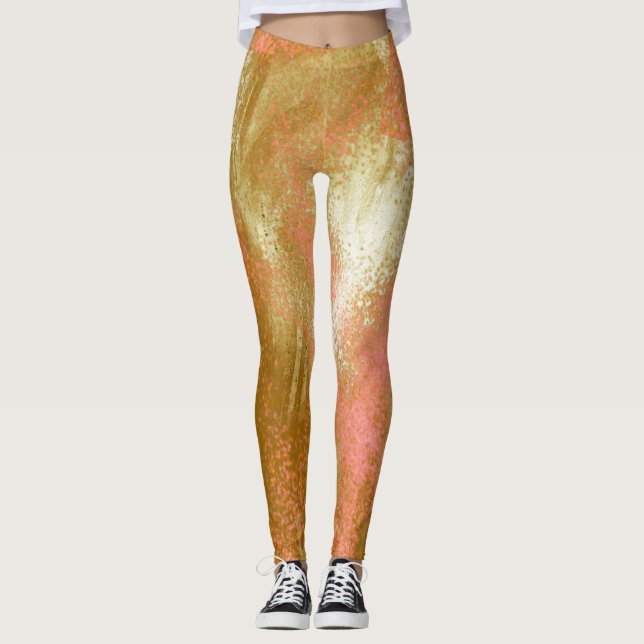 Leggings Bouché d'or (Devant)