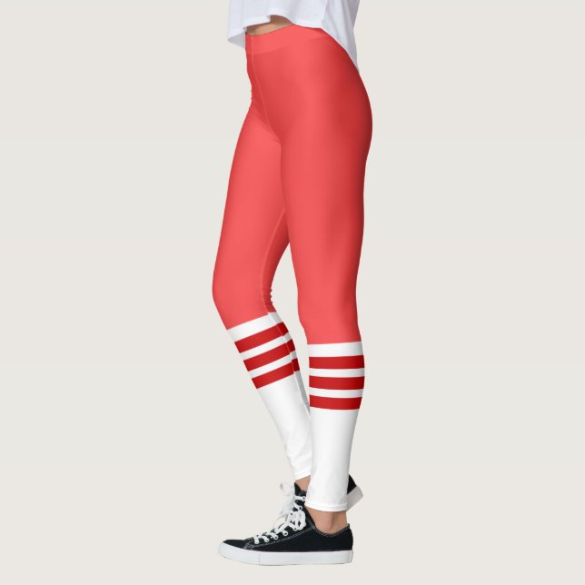 Leggings Bouchon de tube de l'équipe rouge (Gauche)