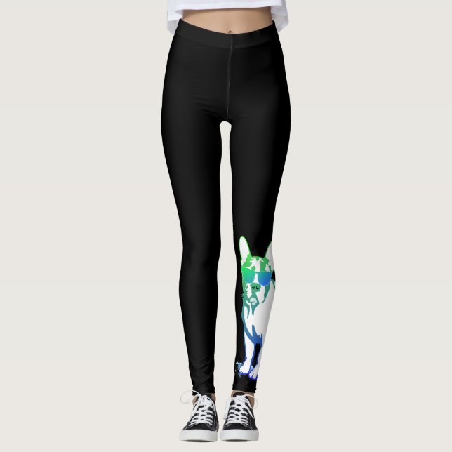 Leggings Bouledogue Français (Devant)