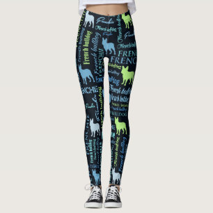 Leggings Bouledogue français - art de mot de Frienchie