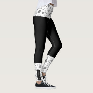 Leggings Boules colorées ciblées Jambes Abstraites