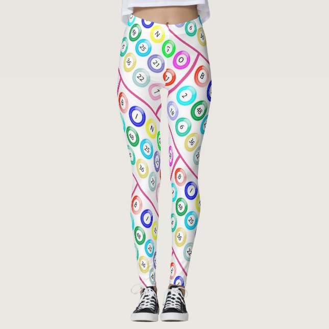 Leggings Boules de Bingo (Devant)