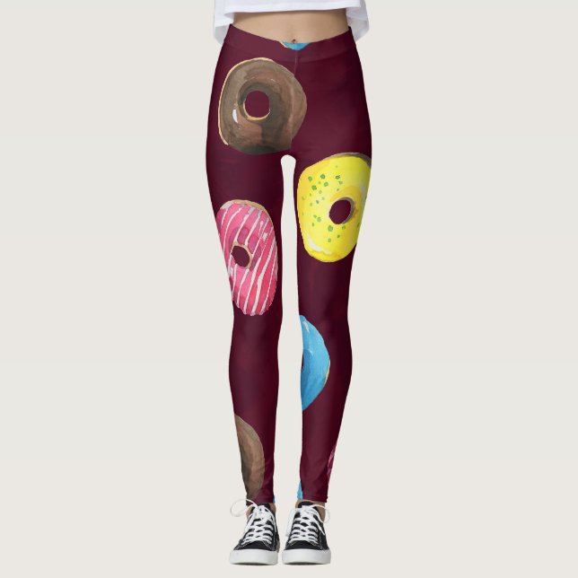 Leggings Boulons de rubis : Motif imperméable. (Devant)