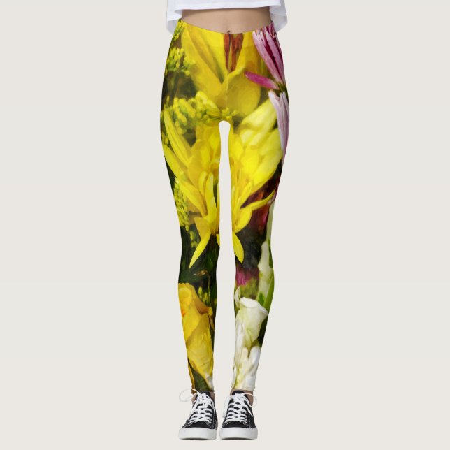 Leggings Bouquet De Peinture De Cheer (Devant)