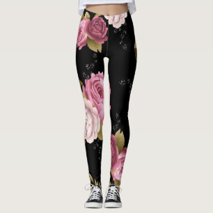 Leggings Bouquets de Roses 3