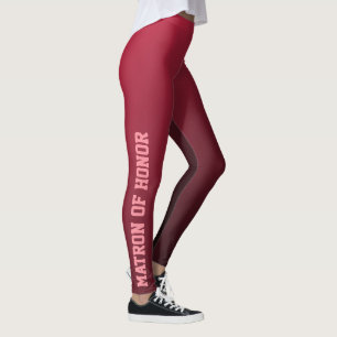 Leggings Bourgogne Ombre Matron d'honneur