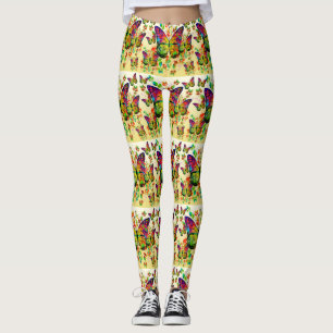 LEGGINGS BOUTEILLES DE PRINTEMPS NATURE COLORÉE