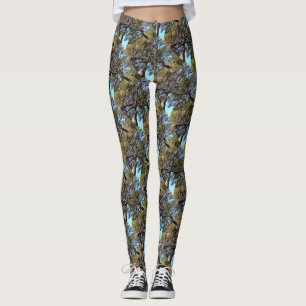 Leggings Branches En Tangée Des Pins Perspective Bizarre