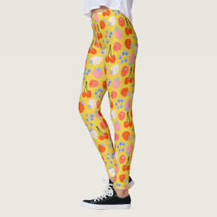 Leggings Bright Coloré Motif Fruit Berry