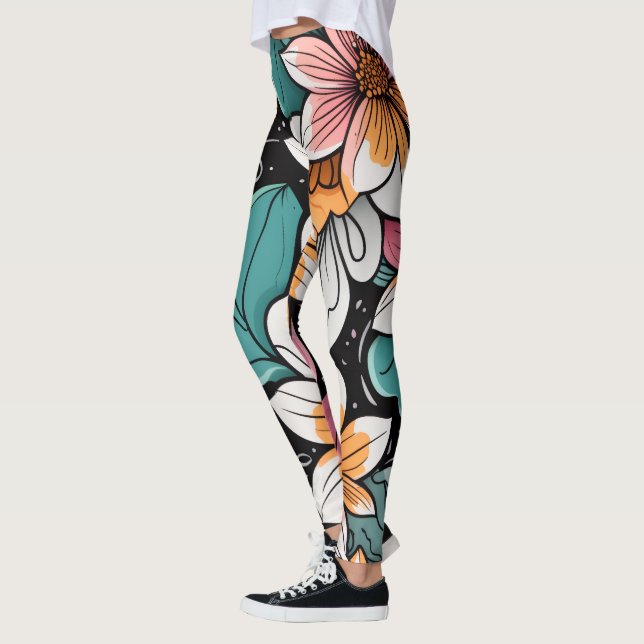 Leggings Bright Floral (Gauche)