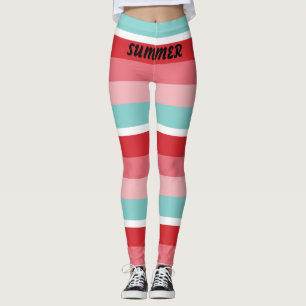 Leggings Bright Horizontal Striped
