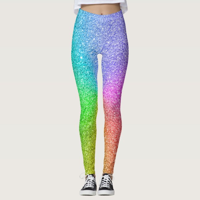 Leggings Briller sur les jambes de mode pop (Devant)