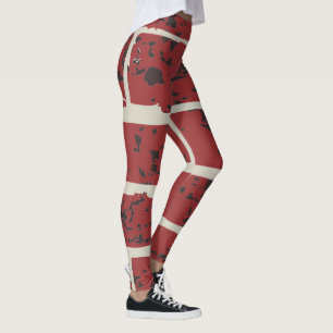 Leggings Brique rouge-Brown Zazzle_Growshop.