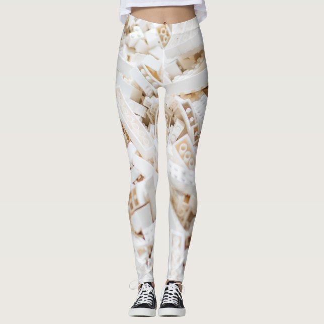 Leggings briques blanches (Devant)