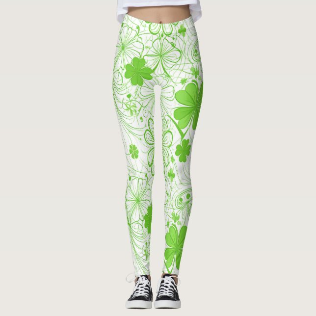 Leggings Brise d'émeraude (Devant)