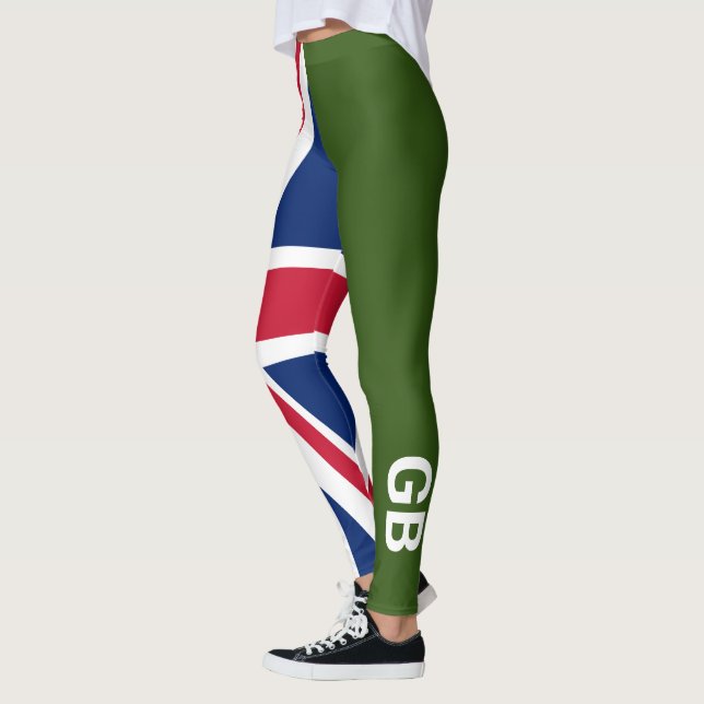 Leggings British Racing Green (Gauche)