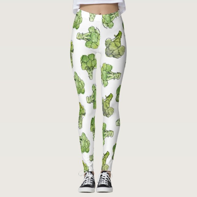 Leggings brocoli - dispersé (Devant)