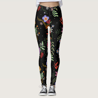 Leggings Broderie Folk