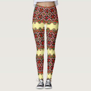 Leggings Broderie ukrainienne audacieuse Vyshyvanka