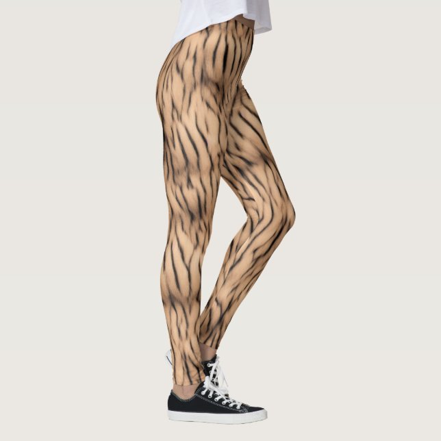 Leggings Bronze Léger Tiger Strip Safari Bronze Léger (Droite)