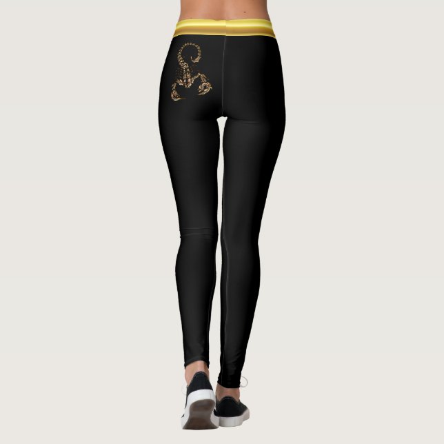 Leggings Bronze scorpion poisoneux insecte très venimeux (Dos)