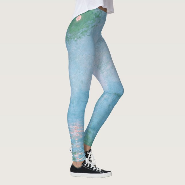 Leggings Brouillard sur la Tamise (par Claude Monet) (Droite)