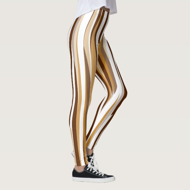 Leggings Brown et jaune (Droite)