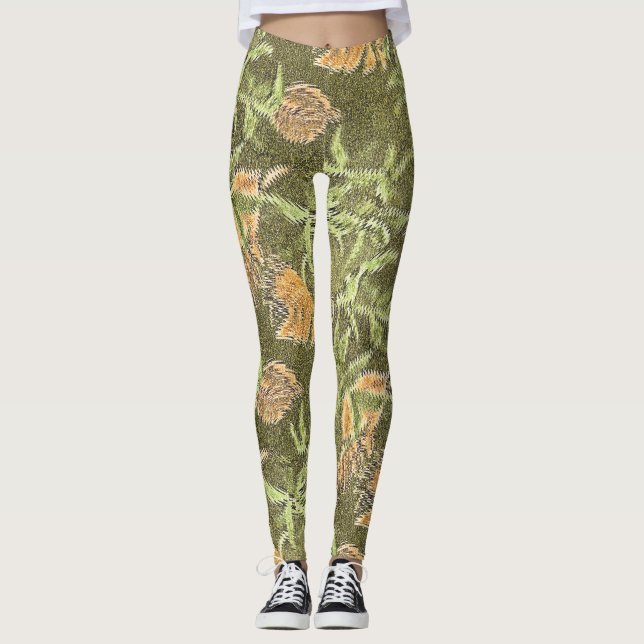 Leggings Brown insulaire (Devant)