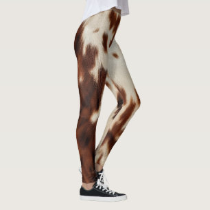 Leggings Brown noir blanc