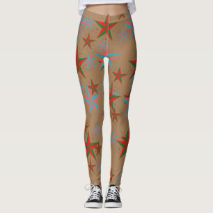 Leggings Brown Star Active