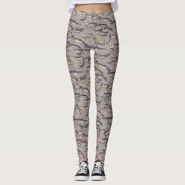 Leggings bruyère de la baleine (Devant)