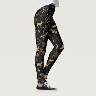 Leggings Buffalo Adventures Motif Kraft ID599