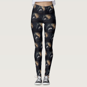 Leggings Bull Terrier Halloween effroi