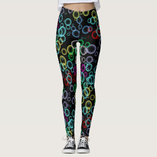 Leggings bulle motif 02.b Black BG