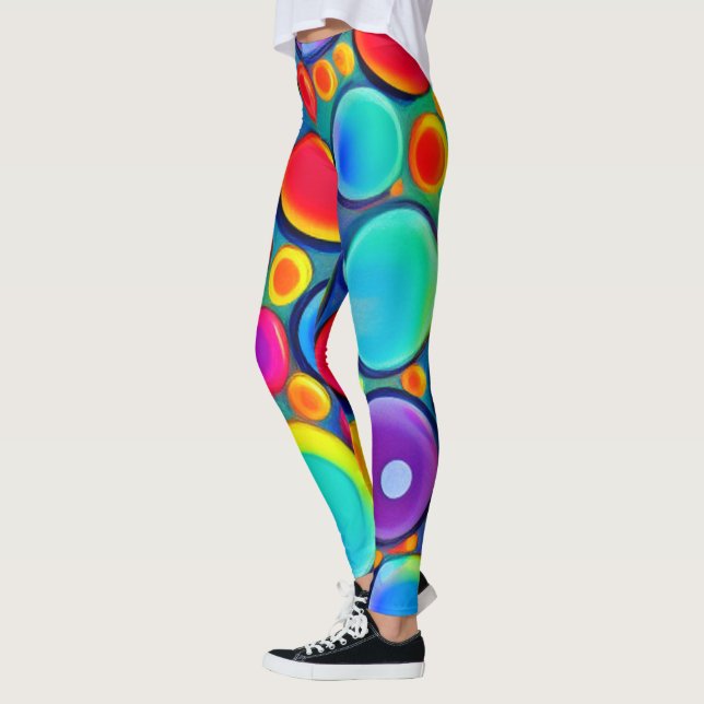 Leggings Bulles Arc-en-Ciel (Gauche)
