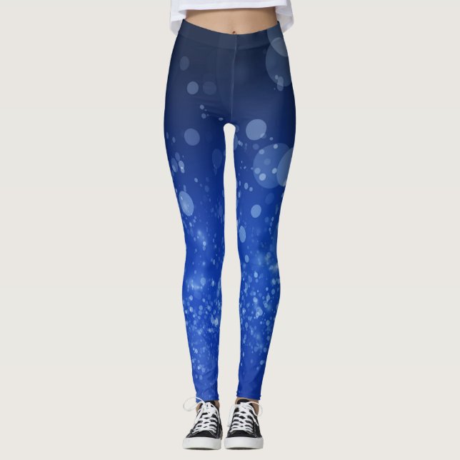 Leggings Bulles Bleues (Devant)