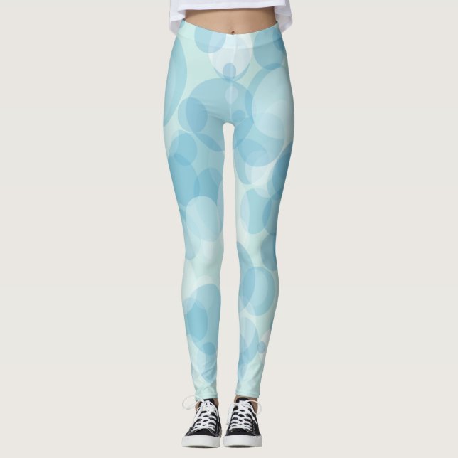 Leggings Bulles bleues (Devant)