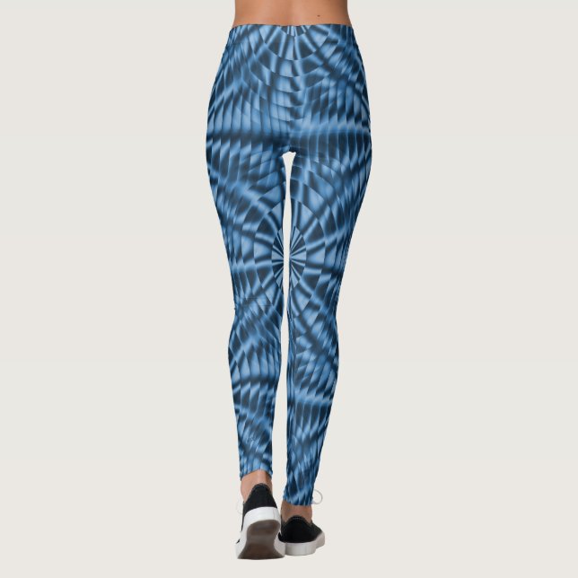 Leggings Bulles bleues argentées.... (Dos)