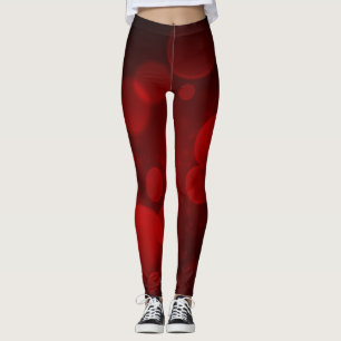Leggings Bulles cramoisies