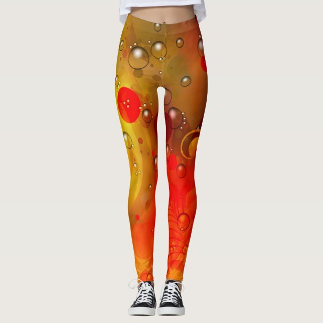Leggings Bulles d'artiste (Devant)