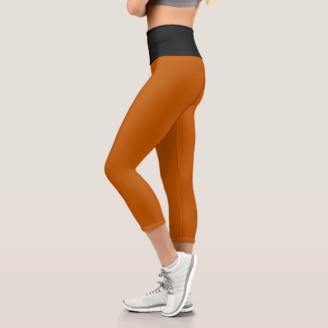 Leggings Burnt Orange Capri (Gauche)