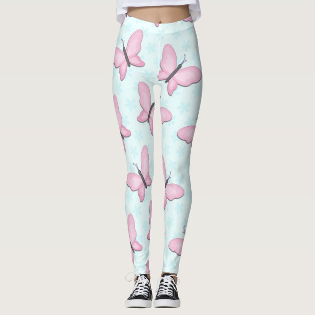 Leggings Butterfly Art For Toddlers (Devant)