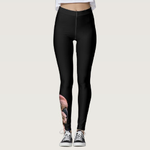 Leggings Cacatoès moluquois rose