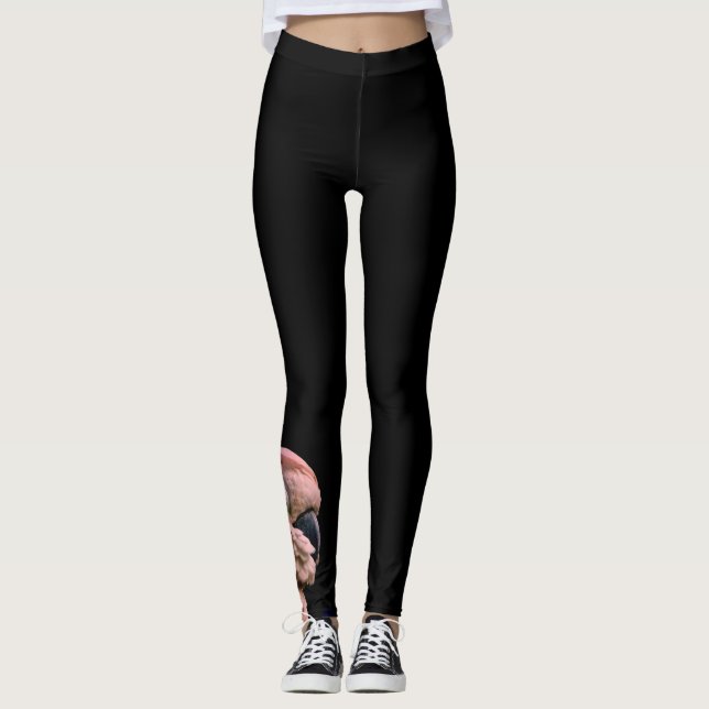 Leggings Cacatoès moluquois rose (Devant)