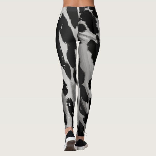 Leggings Cachage sel et poivre (Dos)